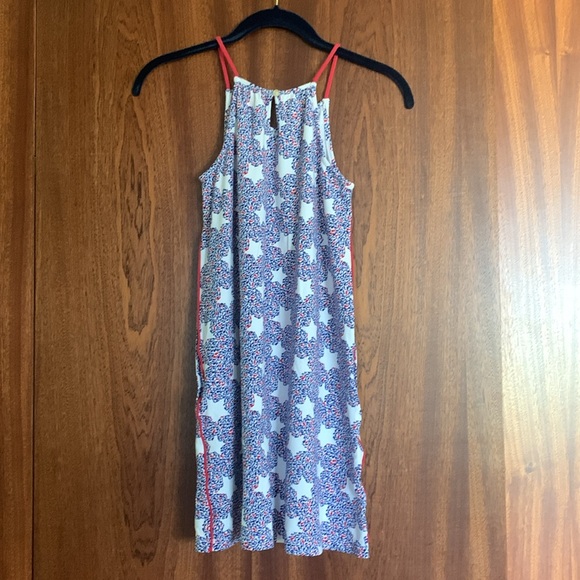 Vineyard Vines Kid’s Star Whale Pattern Halter Dress 4th of July size Med 10-12 - Picture 9 of 9